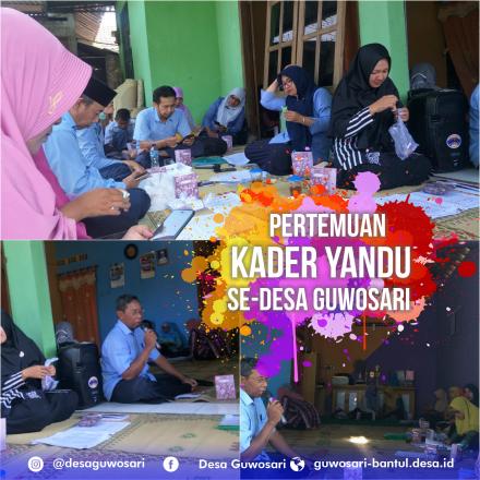 Pertemuan Kader Yandu Se-Desa Guwosari